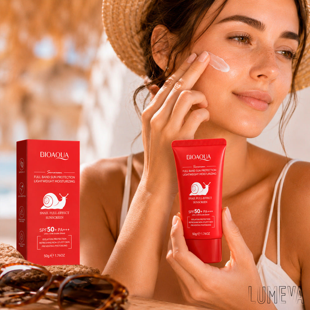 KIT BIOQUA BABA DE CARACOL LIMPIADOR, SERUM Y PROTECTOR SOLAR