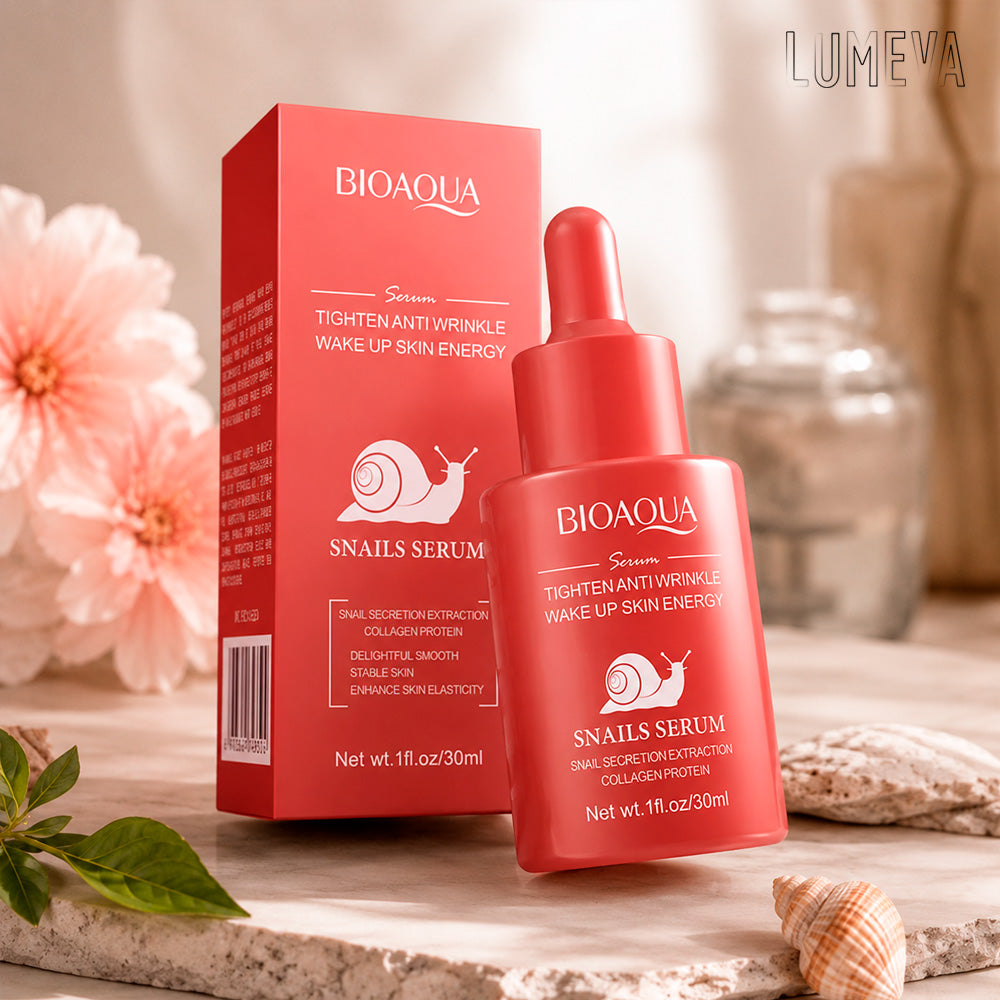KIT BIOQUA BABA DE CARACOL LIMPIADOR, SERUM Y PROTECTOR SOLAR
